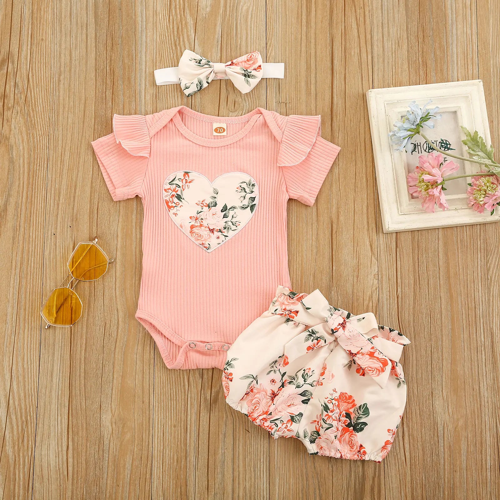 Citgeett Summer Baby Girl Clothes Set