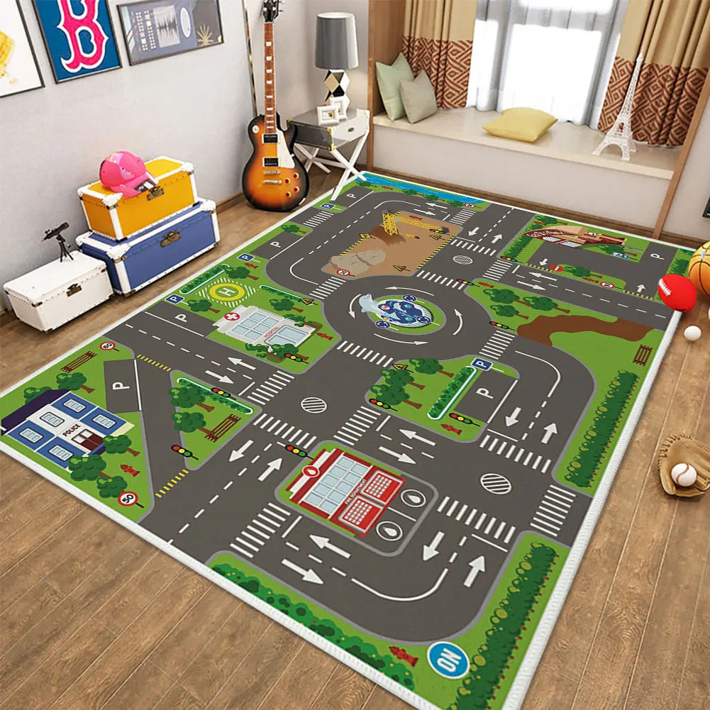 LittleRacer Highway Play Rug