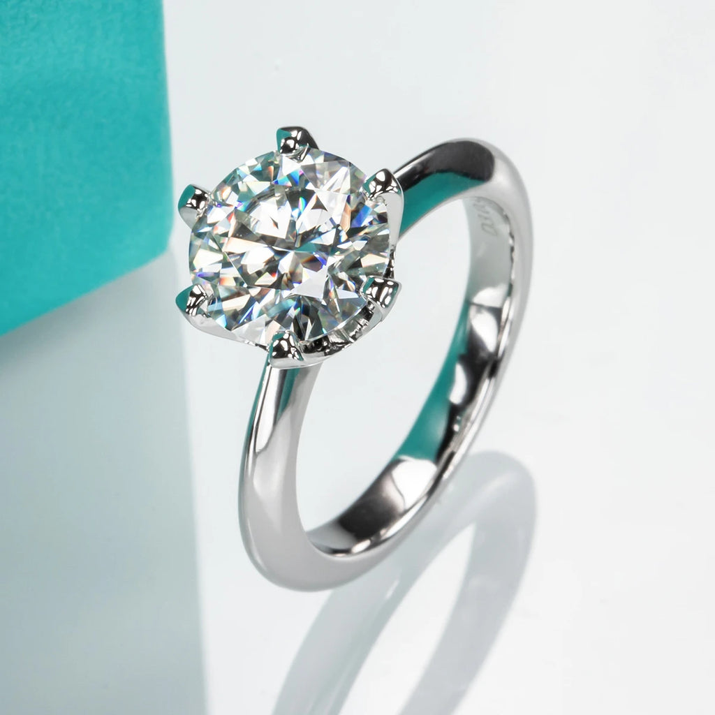 AnuJewel ForeverStone Solitaire Ring