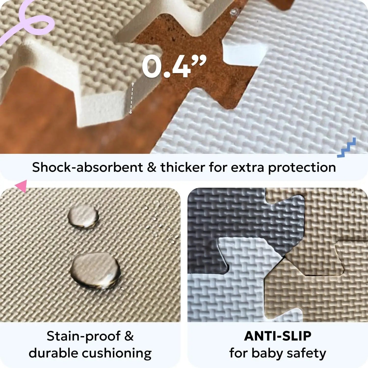 LittleExplorer Safe Play Tiles