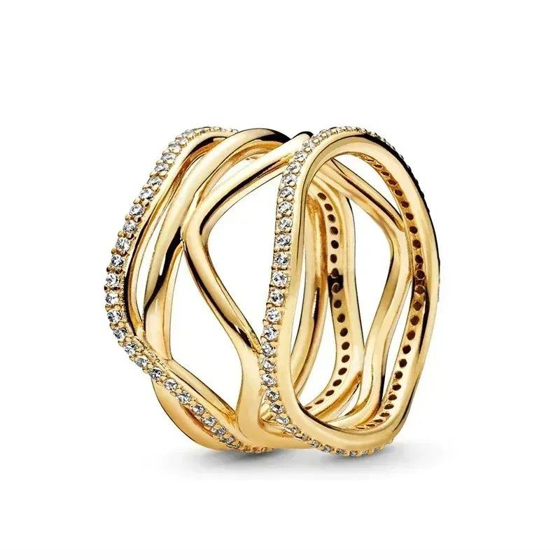 Hot selling 925 sterling silver crystal heart-shaped ring, luxurious, sparkling, multi-color, charming jewelry, holiday  gift