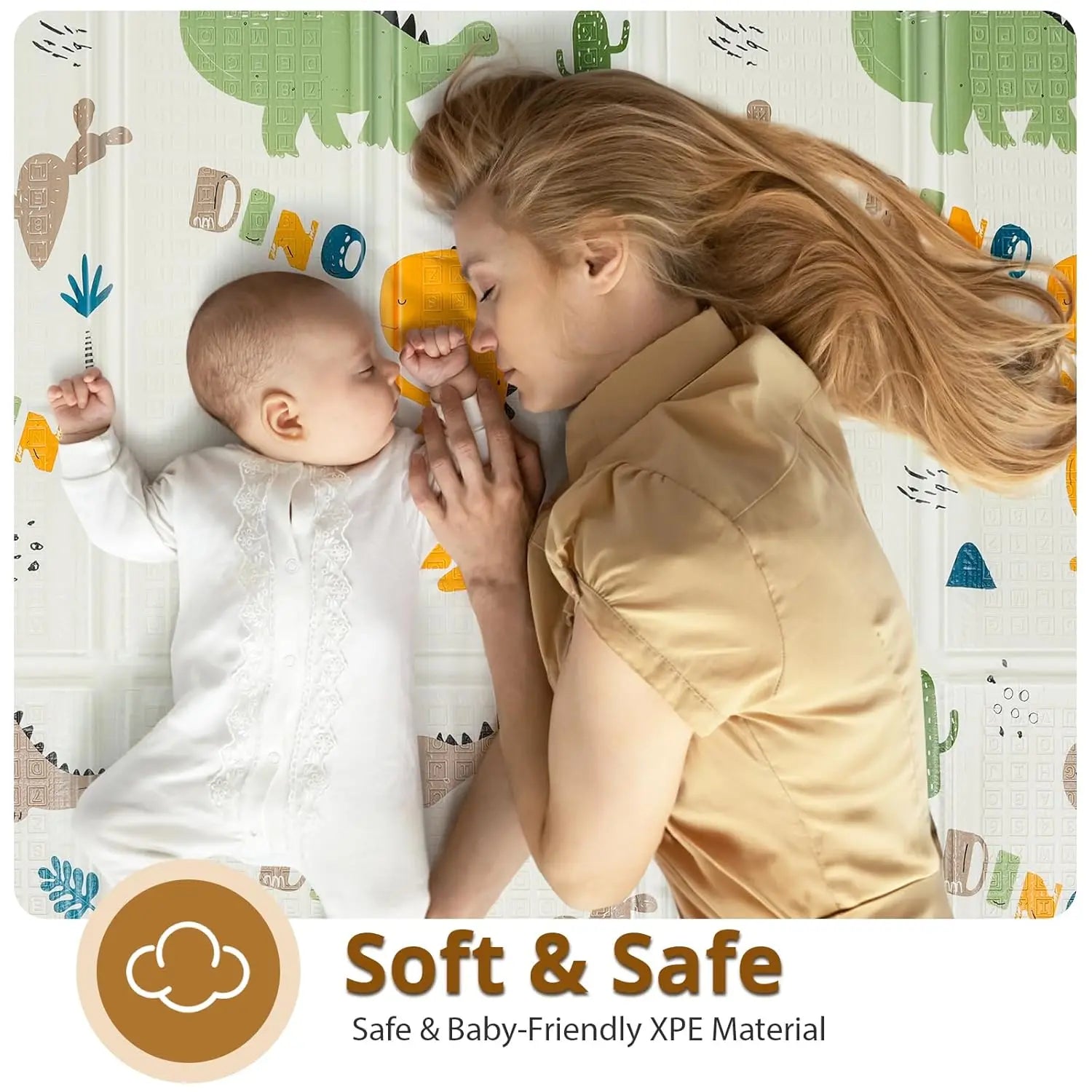 PIGLOG Foldable Foam Baby Play Mat