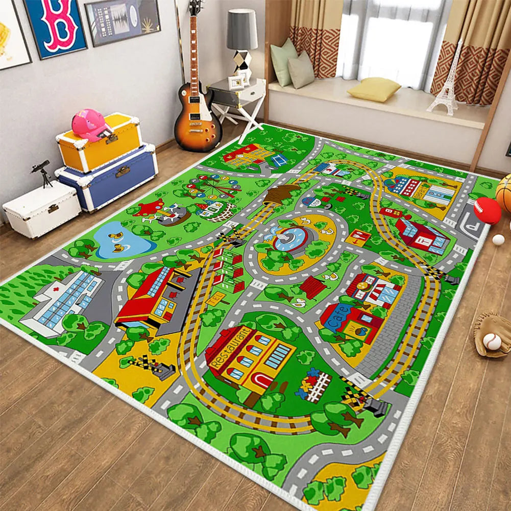 LittleRacer Highway Play Rug