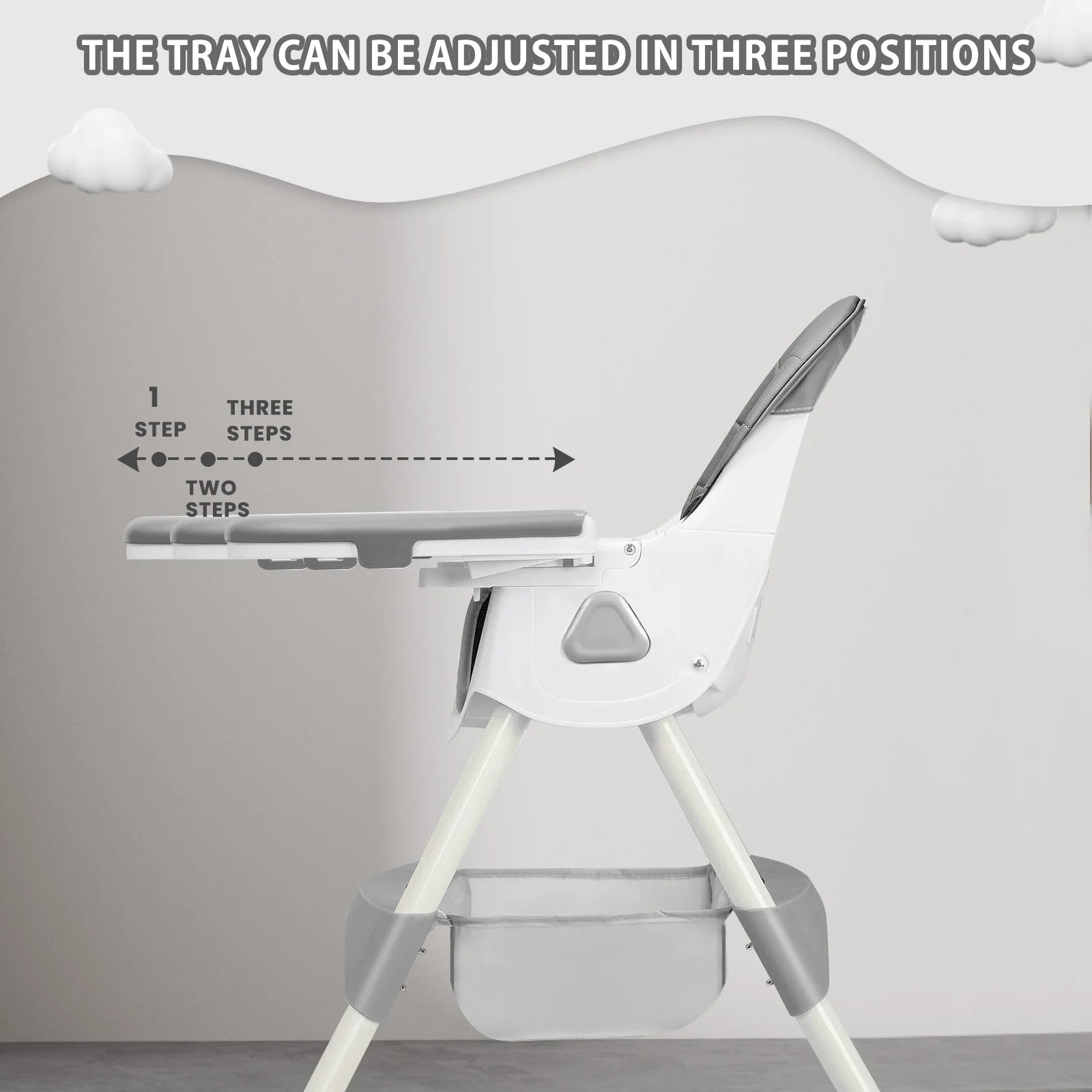 Foldable Baby High Chair 6 Months Plus