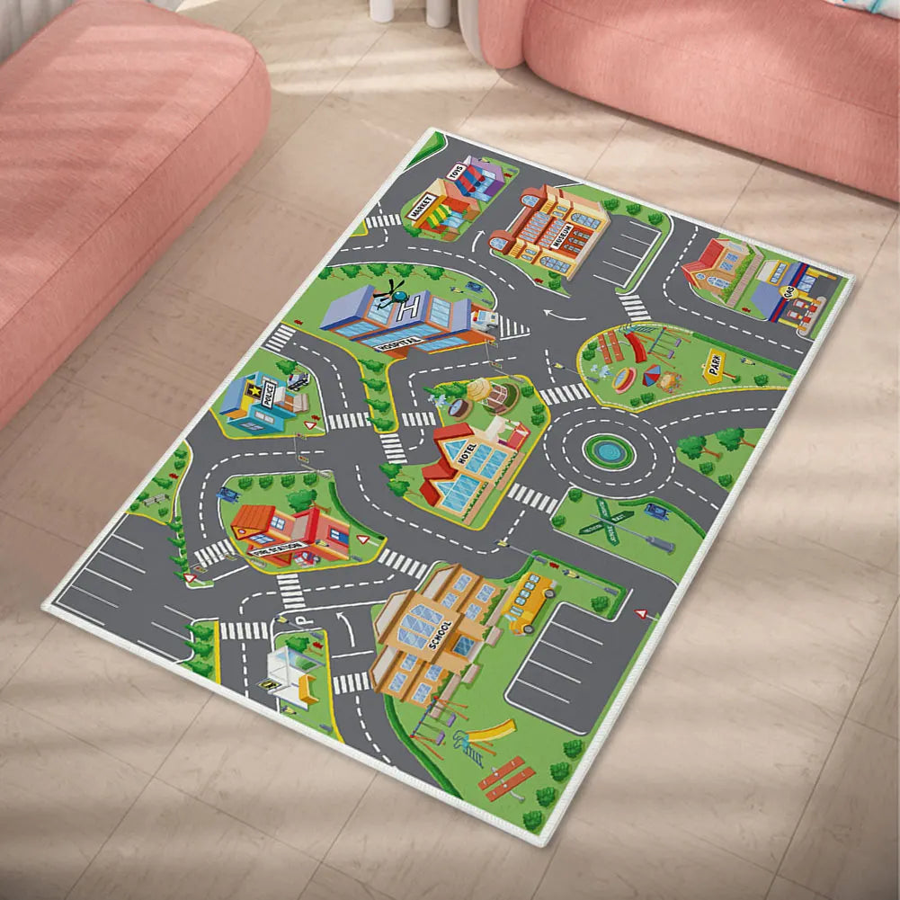 LittleRacer Highway Play Rug