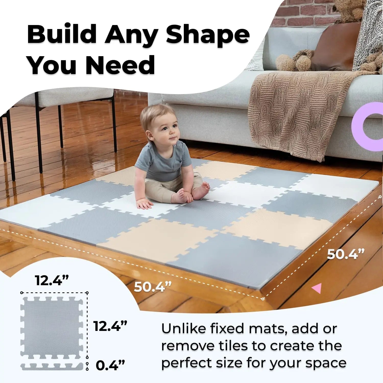 LittleExplorer Safe Play Tiles