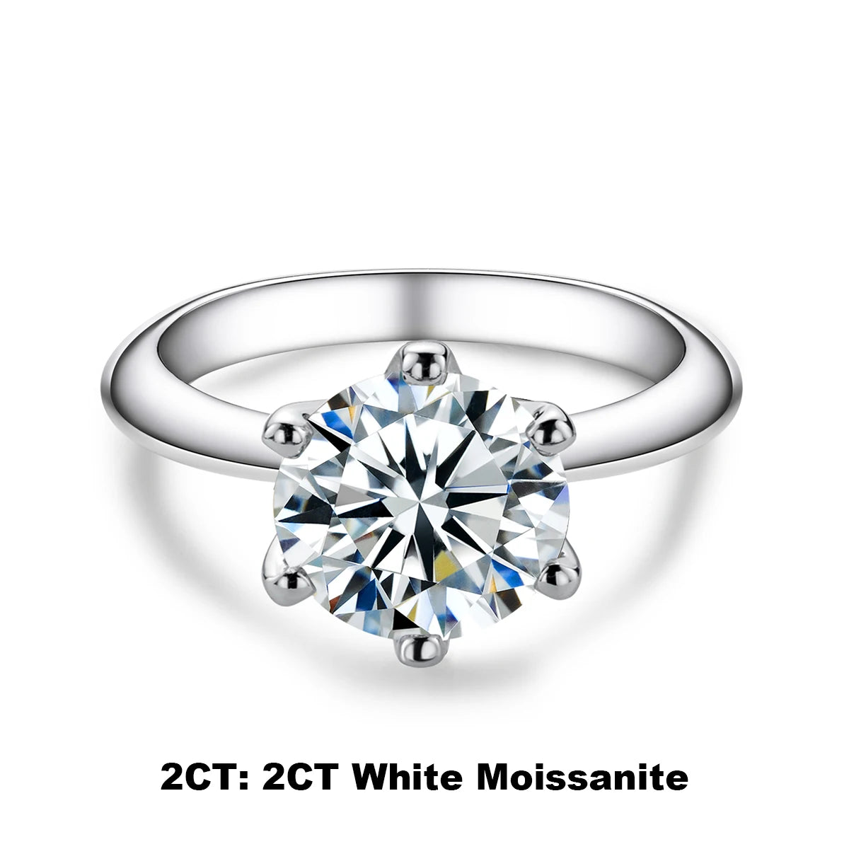 AnuJewel ForeverStone Solitaire Ring