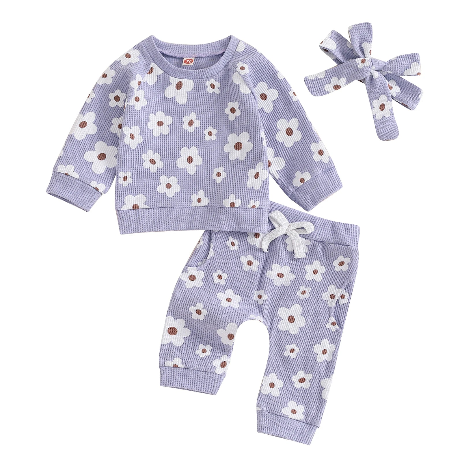 Lioraitiin Infant Baby Girl 2Pcs Fall Clothes Set