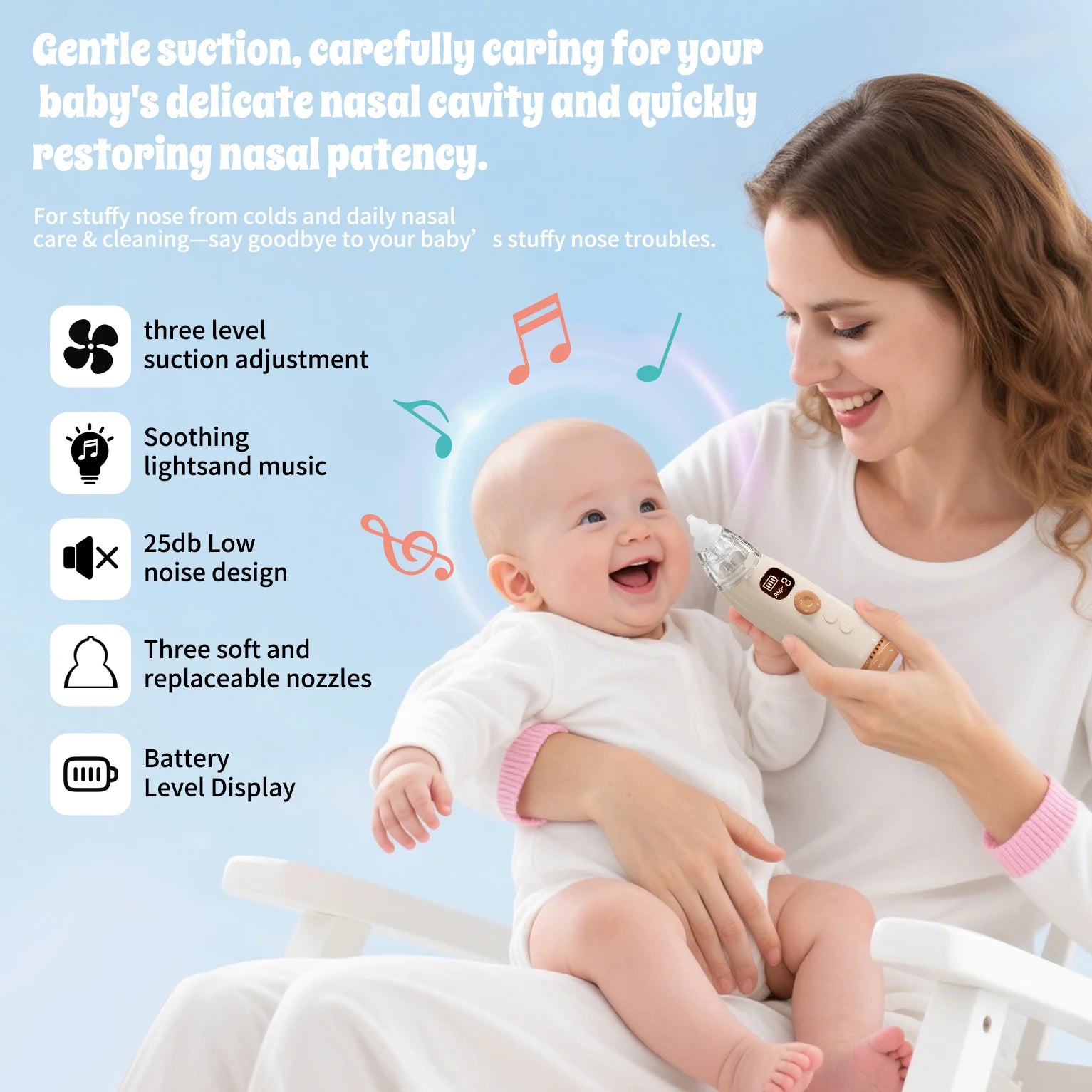 Electric Baby Nose Vacuum Cleaner